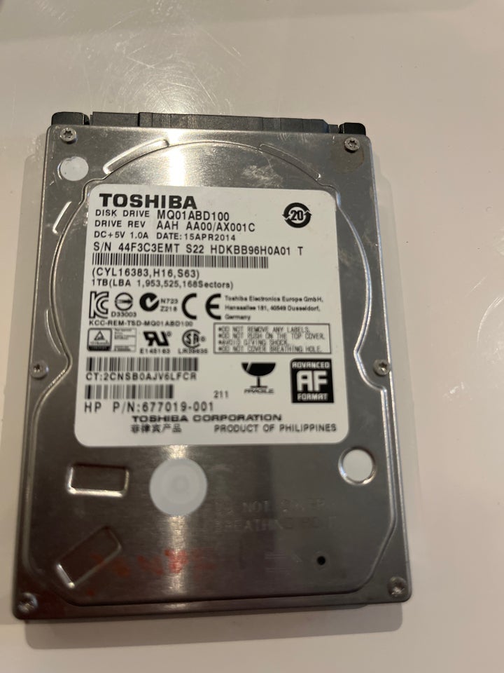 Toshiba, 1000 GB, God