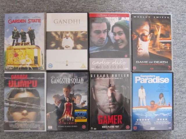 G, DVD, andet