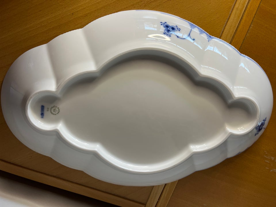 Porcelæn Blå elements fad Royal