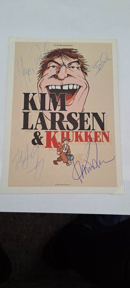 Autografer Autograf Kim Larsen