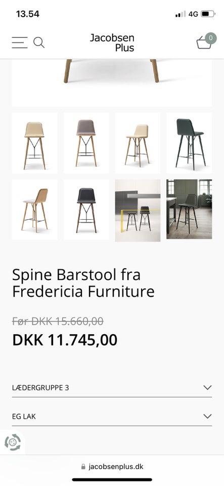 Spine Barstool Fredericia