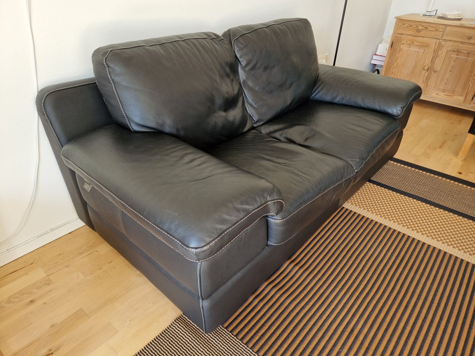 Sofa læder 2 pers