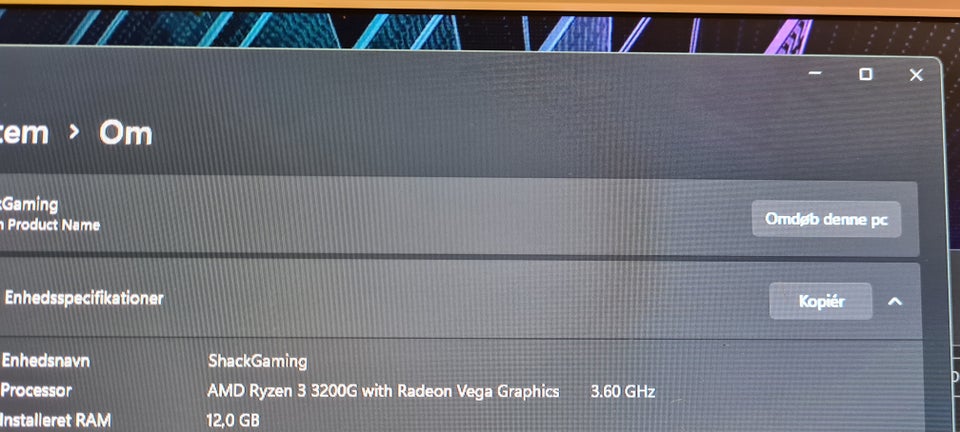 Asus Ryzen Gaming Pc Ryzen 3200 op