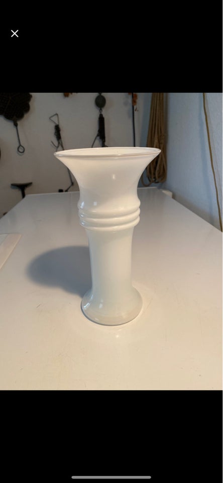 Vase, Glasvase, Holmegaard