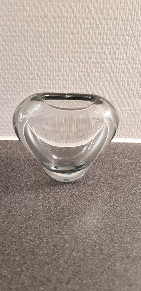 Glas Hjerte Vase Holmegaard