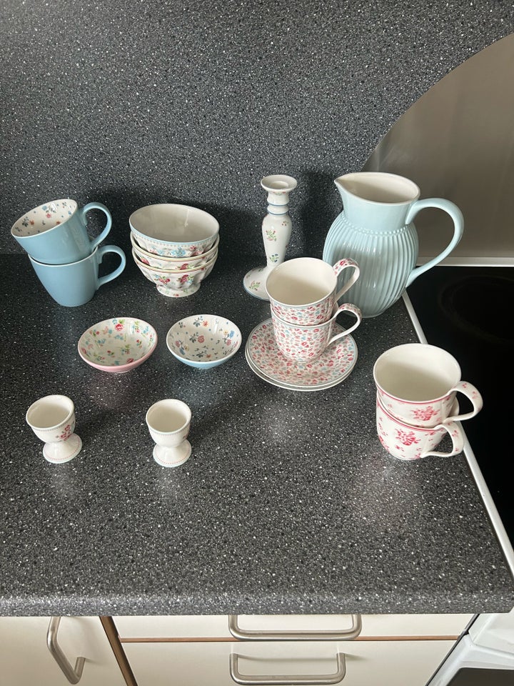 Porcelæn Kande kopper Greengate