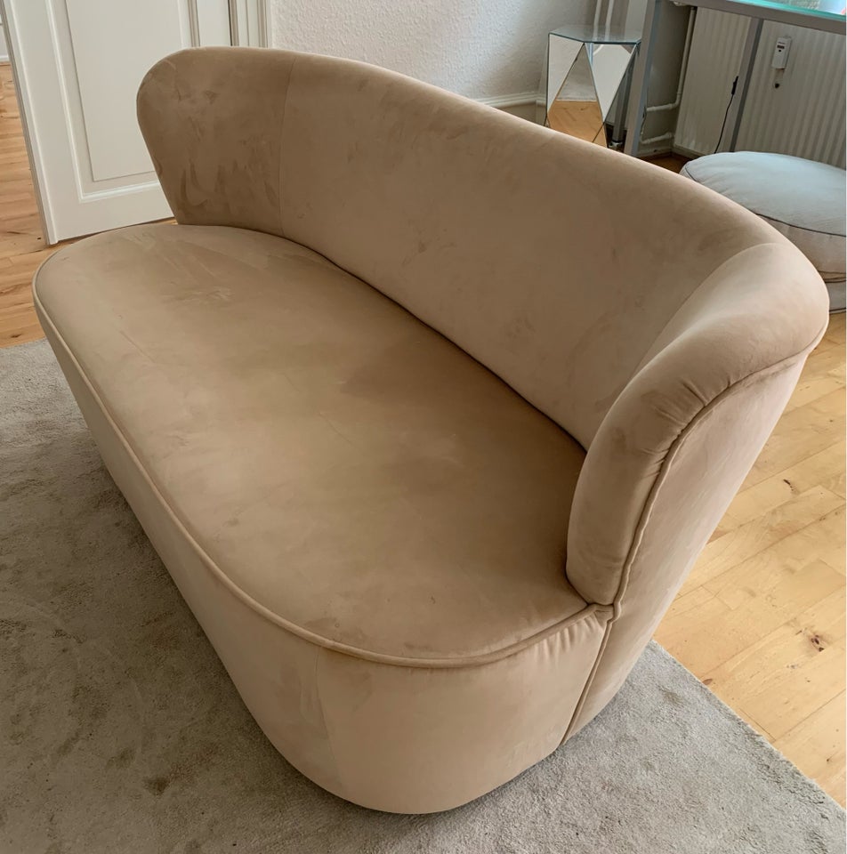 Sofa velour 2 pers