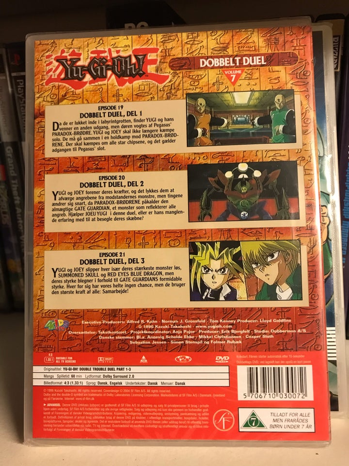 Yu-gi-oh! 7 - Ny i folie, DVD,