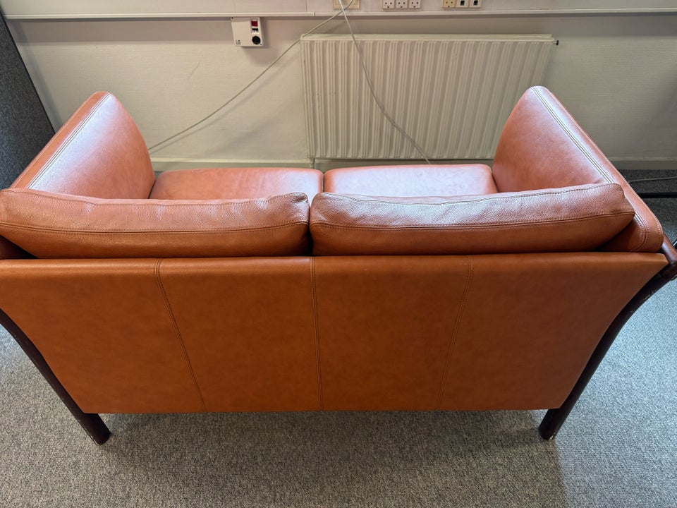 Sofa, læder, 2 pers.