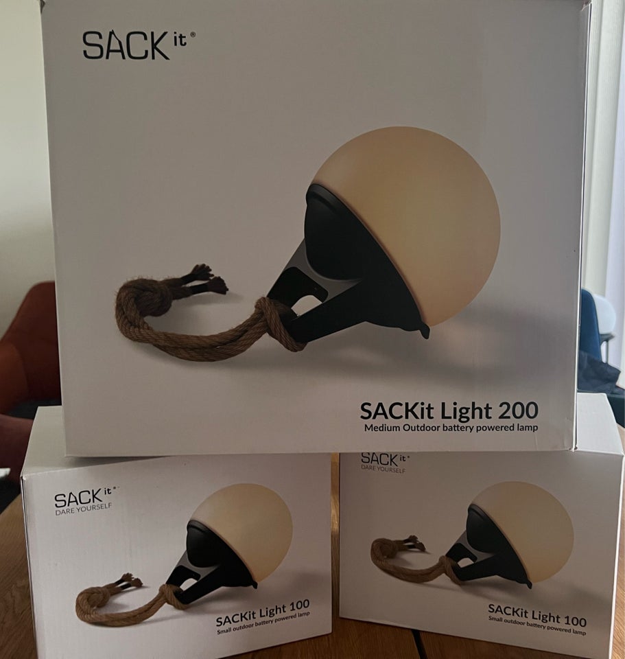 Anden bordlampe, Sackit