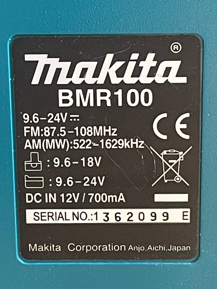 Anden radio, Andet, Makita