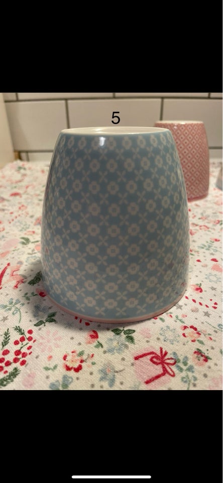 Porcelæn Lattekopper  Greengate