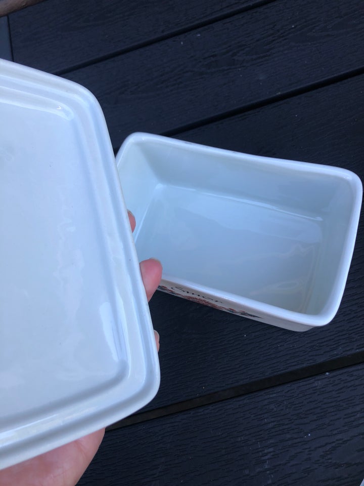 Porcelæn Smør box med låg Figgjo