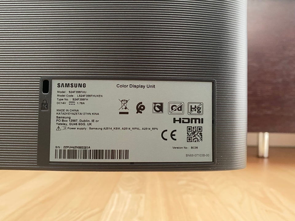 Samsung, fladskærm, S24F356FHU