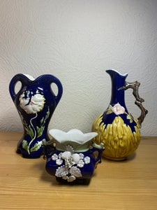 Fajance Vaser Majolica