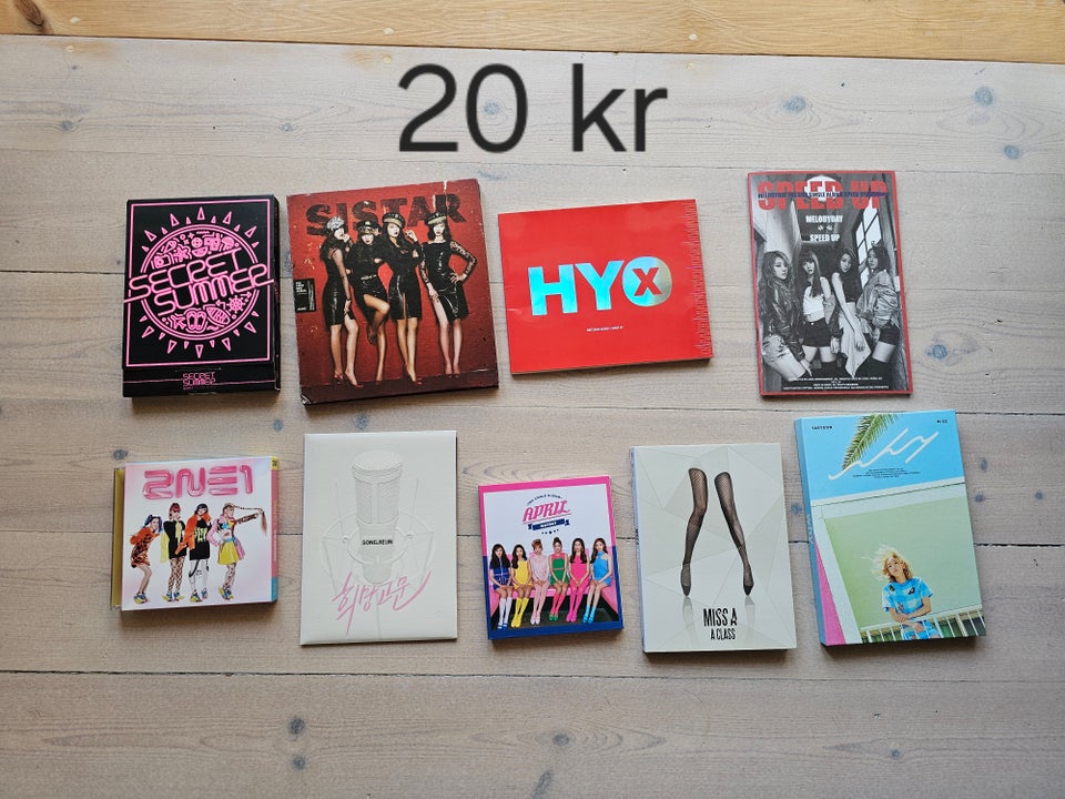 Andre samleobjekter KPOP ALBUMS