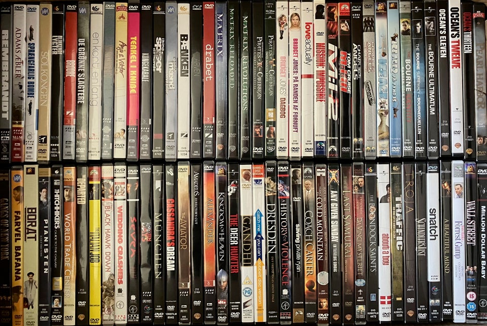 100+ DVD'er, DVD, andet