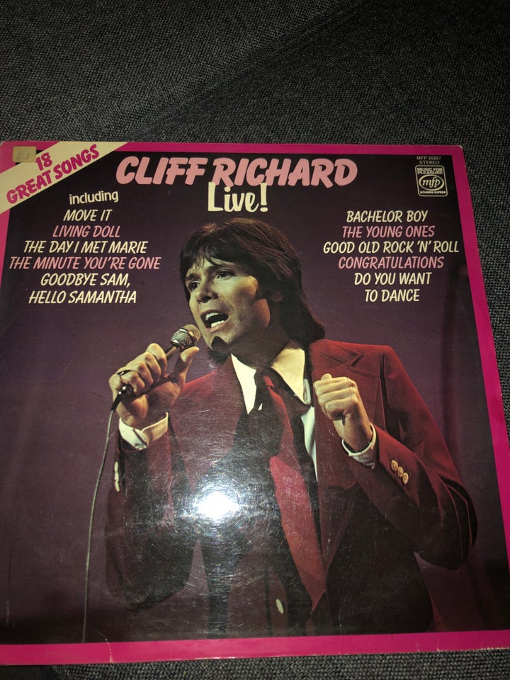 LP, Cliff richard, Live