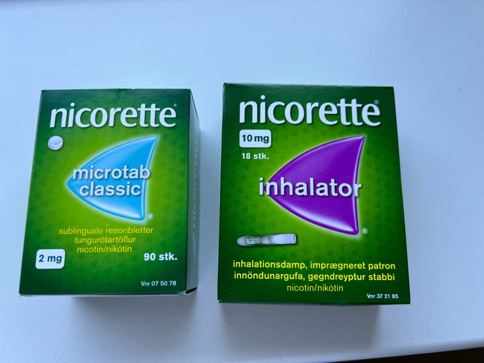 Rygestop Nicorette