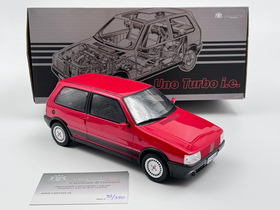 Modelbil, 1985 Fiat Uno Turbo i.e.,