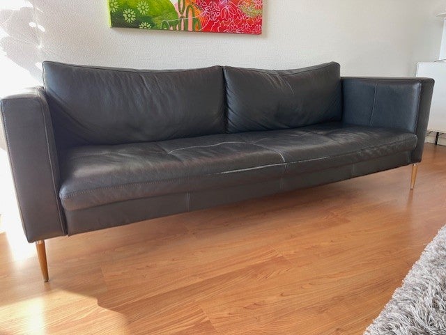 Sofa læder 3 pers