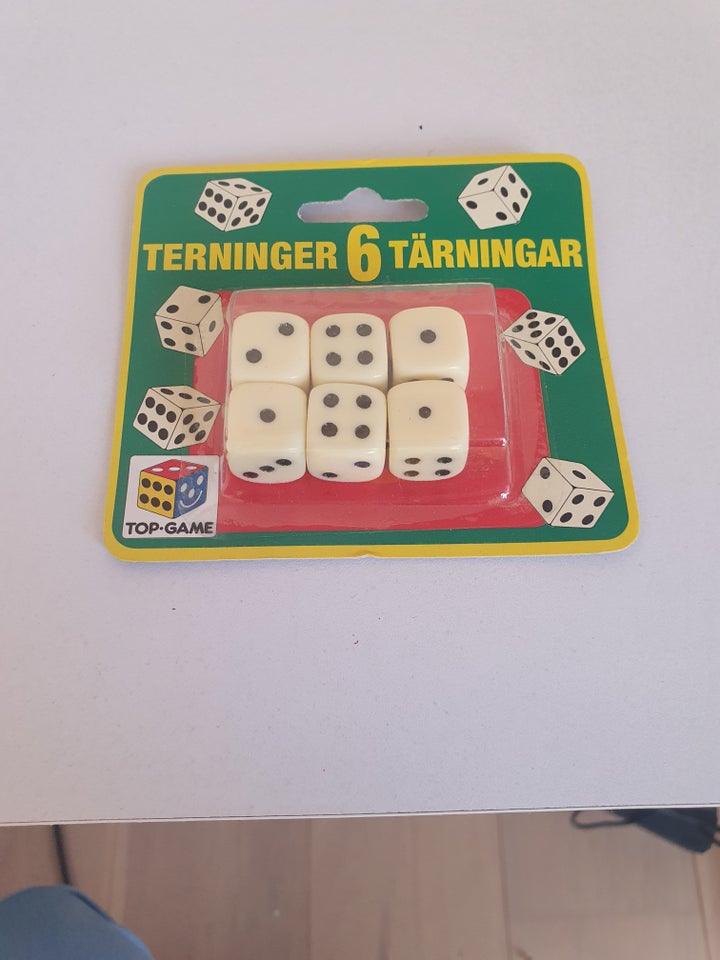 6 terninger, terningespil