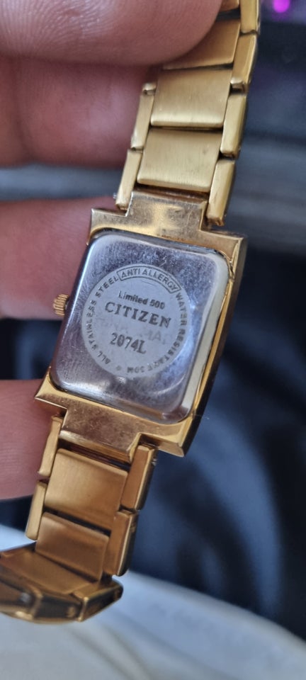 Ure, Citizen 2074L guld dameur