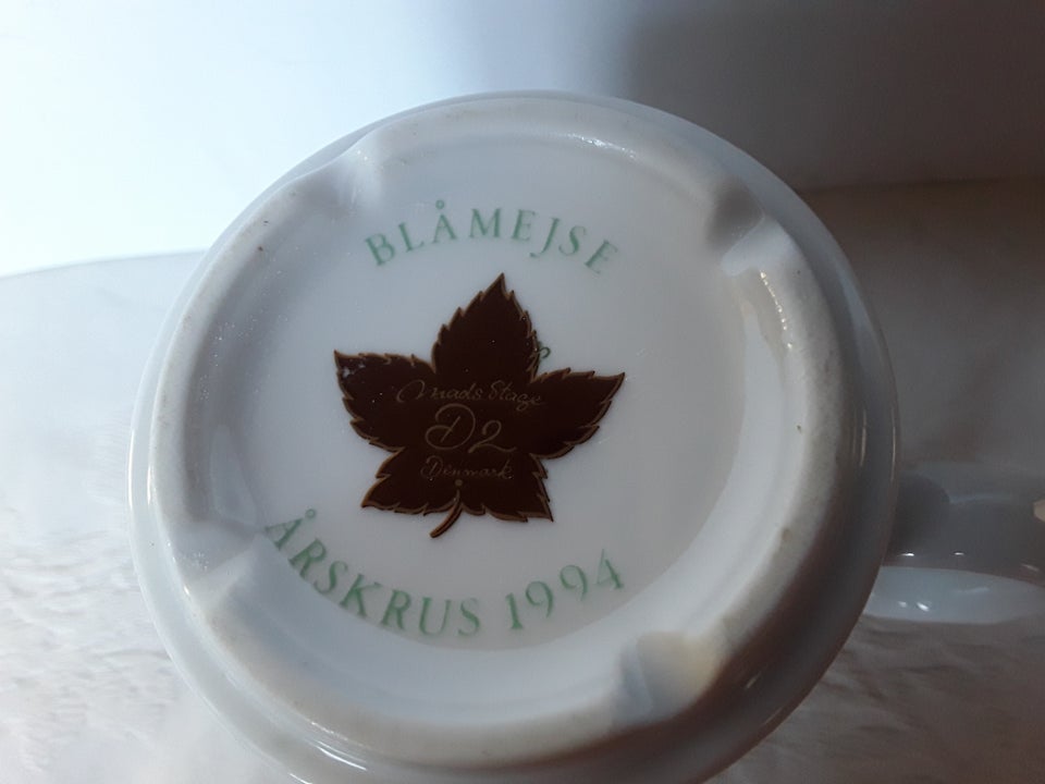 Porcelæn Års krus 1990 og 1994