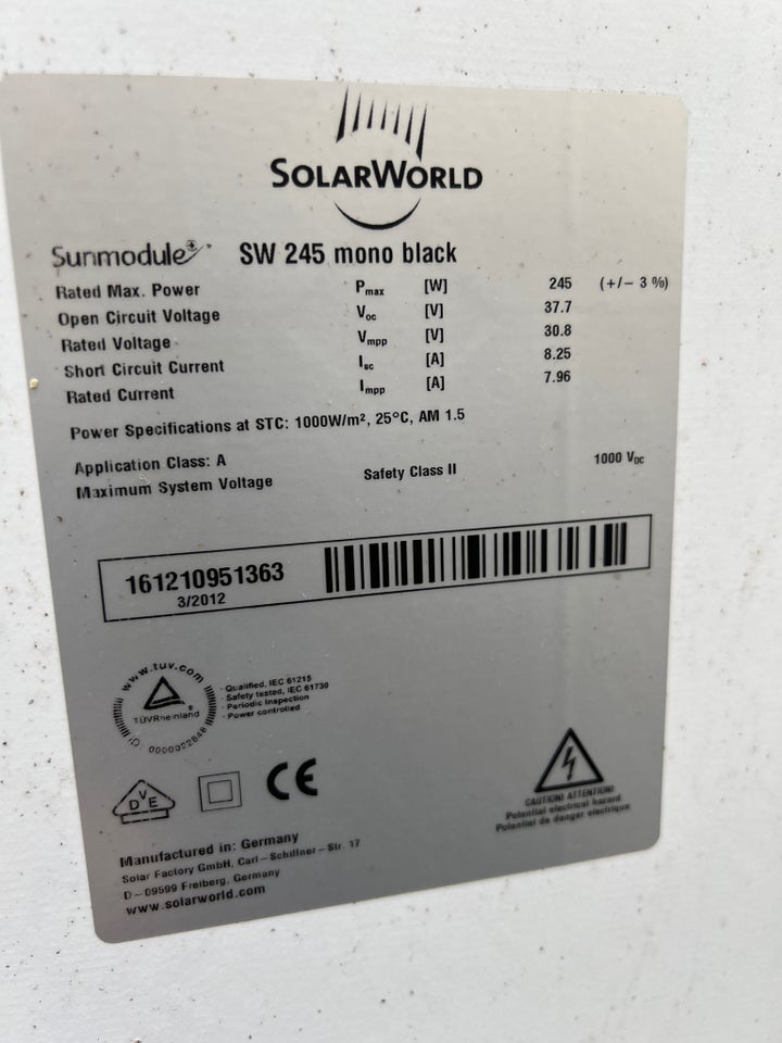 Solceller, Solarworld