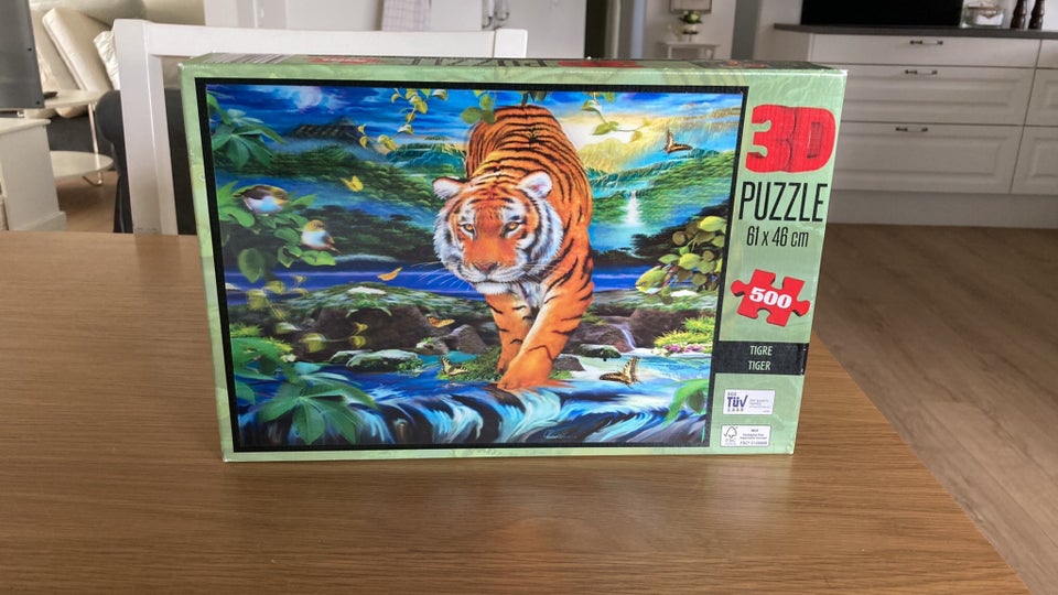 3D puslespil m Tiger , puslespil