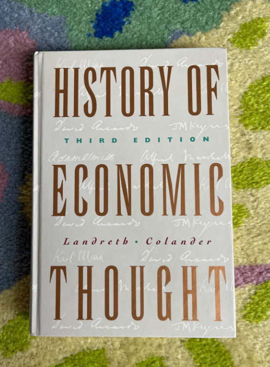 History of Economic Thought,