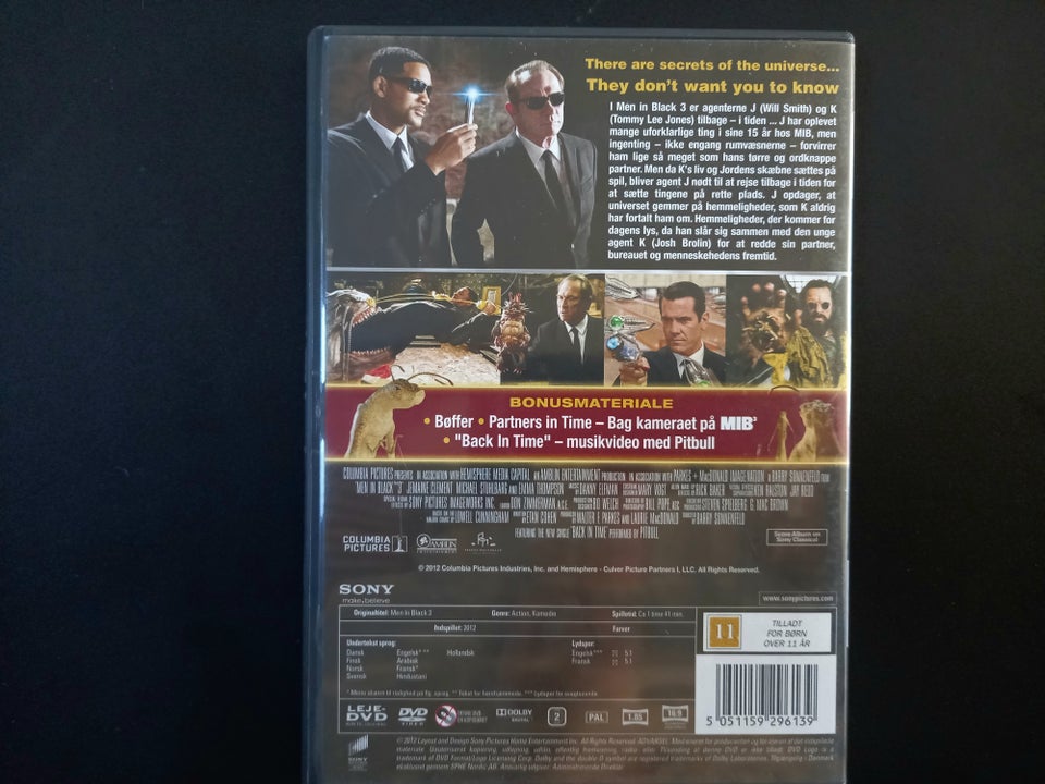 MIB Men in Black 3, DVD, science