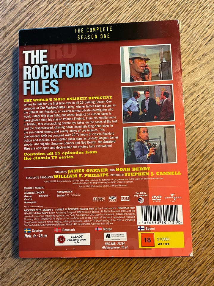 The Rockford Files, DVD, TV-serier