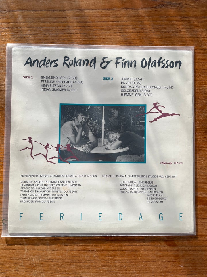 LP, Anders Roland  Finn Olafsson,