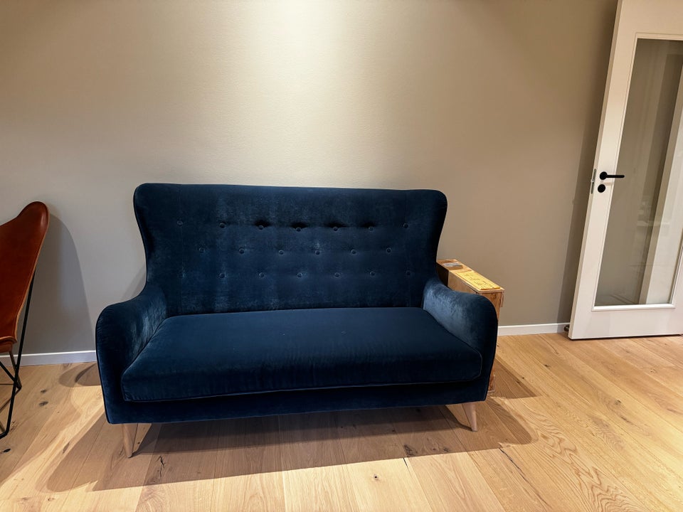 Sofa, velour, 2 pers.