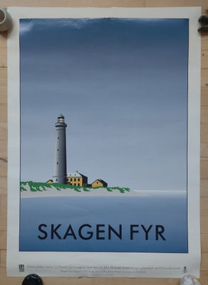 Plakat motiv: Skagen Fyr b: 60 h: