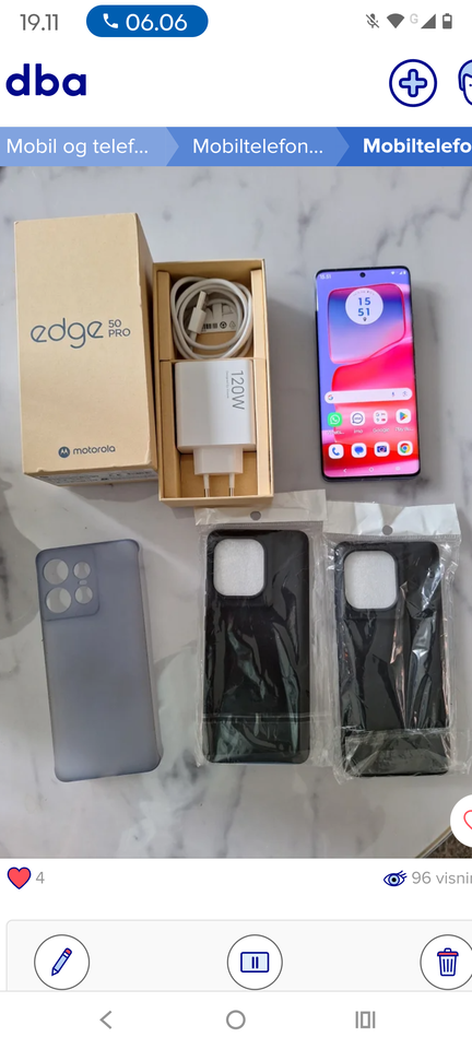 Motorola 50 pro edge 5G 512 