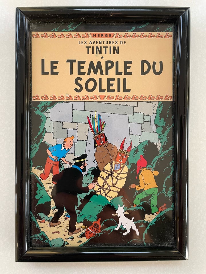 Indrammet print Hergé motiv: