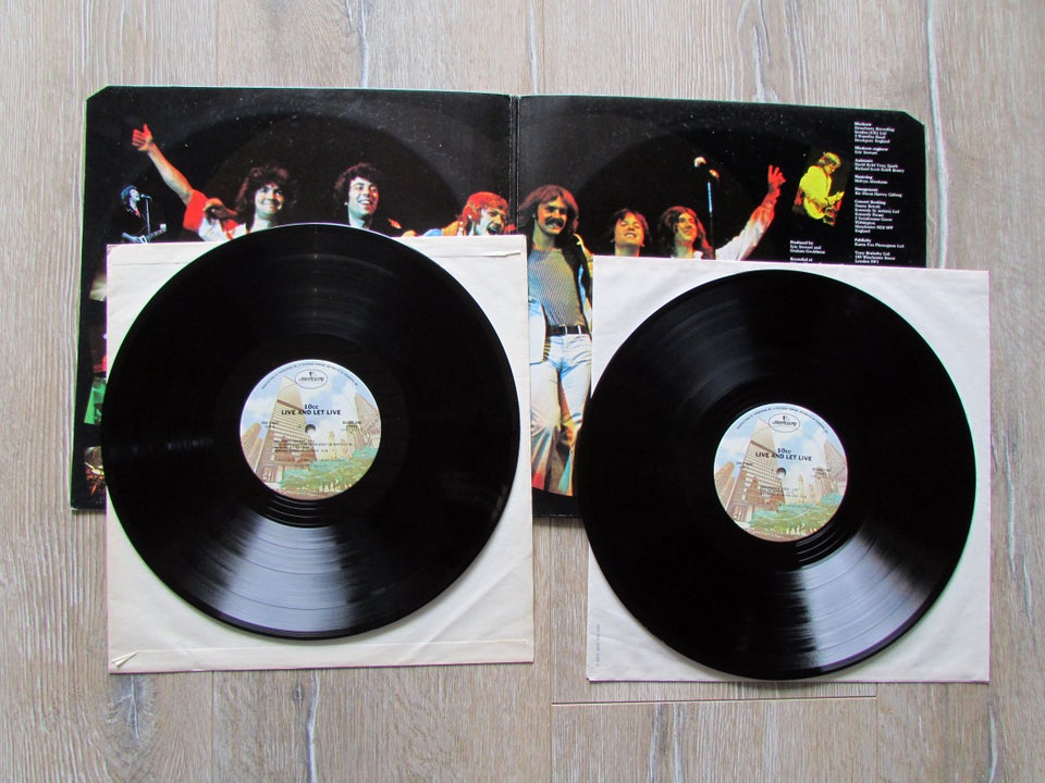 LP, 10CC, LIVE AND LET LIVE 2LP