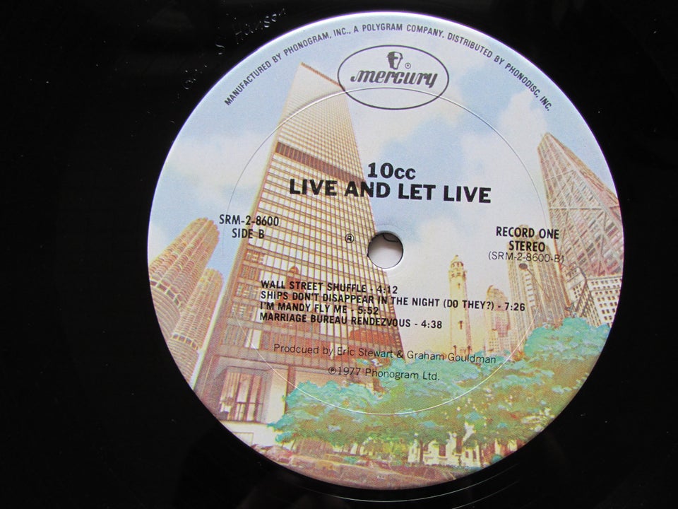 LP, 10CC, LIVE AND LET LIVE 2LP