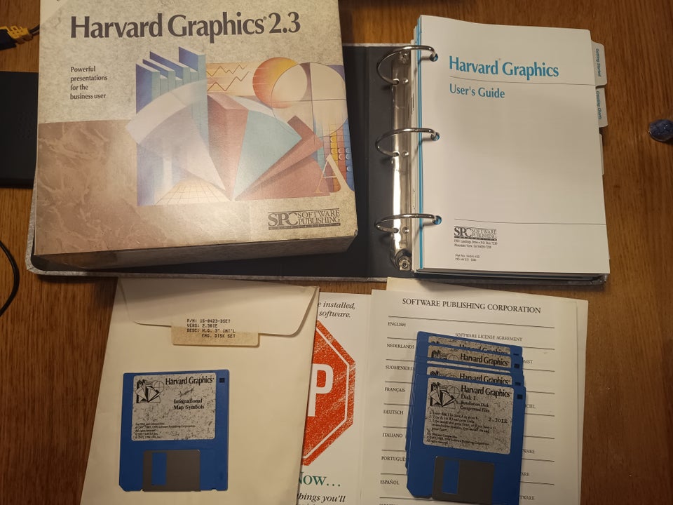 Harvard Graphics 2.3, Billedbu