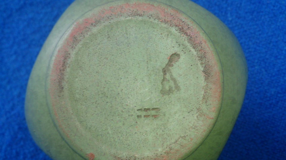Keramik Gammel 4-kantet vase