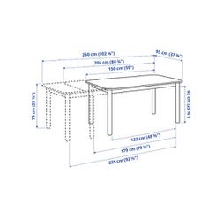 Spisebord Lakeret træ IKEA