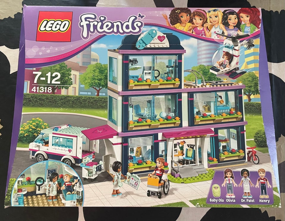 10 Diverse Lego friends sæt