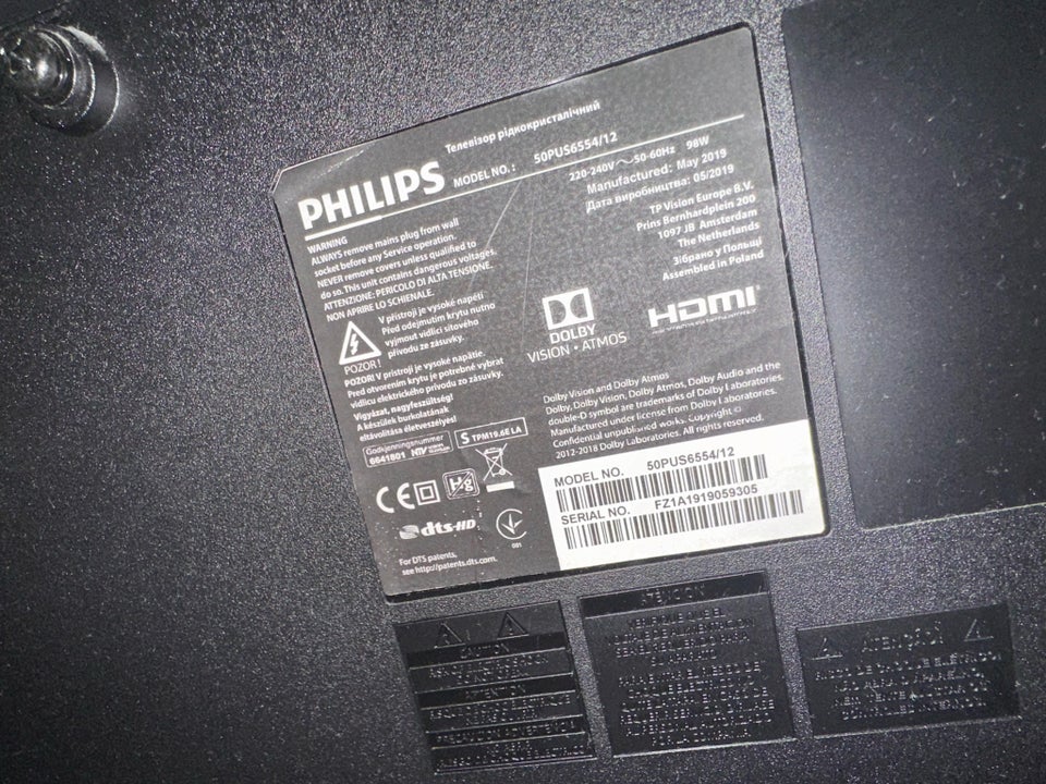 Philips, 6500 Series - 4K UHD led ,