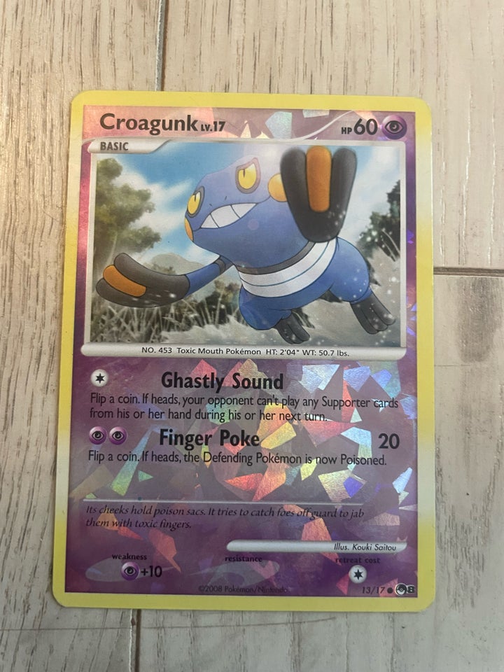 Samlekort, Pokemonkort croagunk