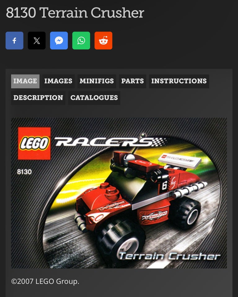 Lego Racers, 8130