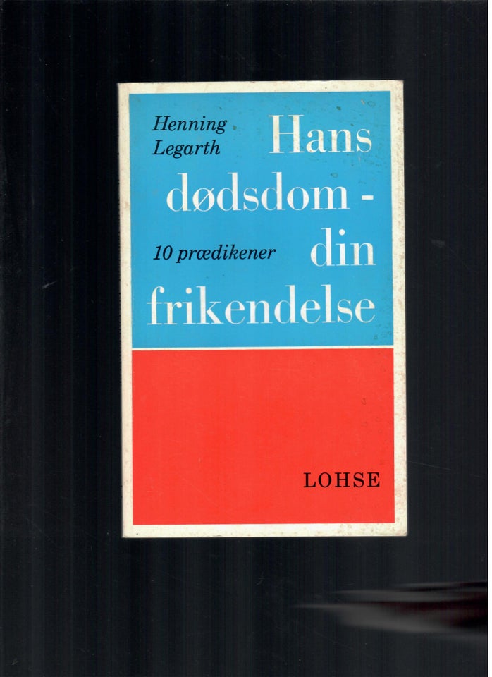 Hans dødskamp - din frikendelse,