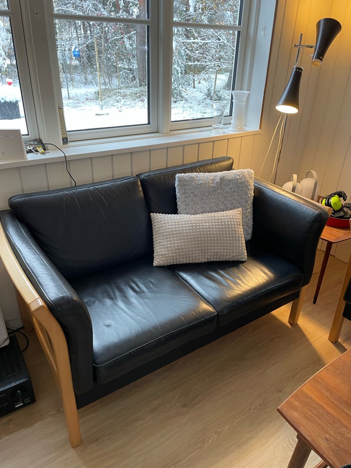 Sofa, læder