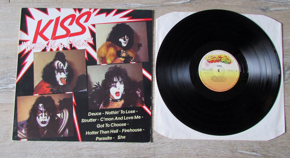 LP, KISS, HOTTER THAN METAL